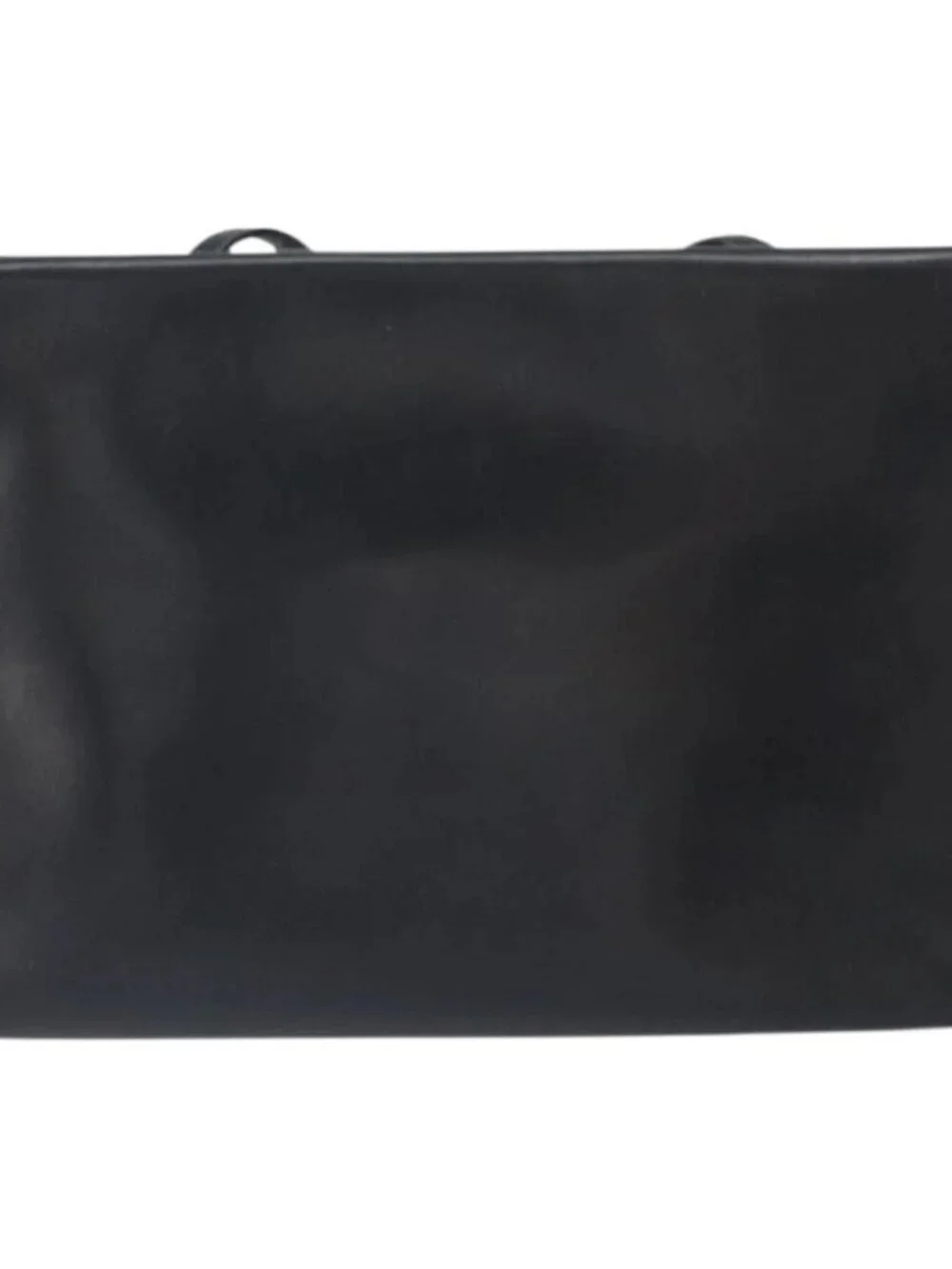 Salvatore Ferragamo Vala Shoulder Bag Leather Black Gold Auth 162154